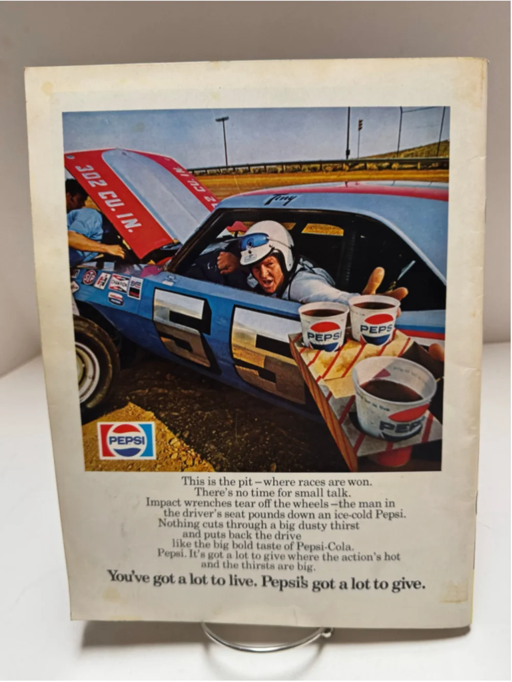 Vintage 1972 Old Dominion 500 Martinsville Speedway Racing Program
